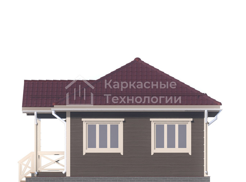 Проект каркасного дома «Азов»