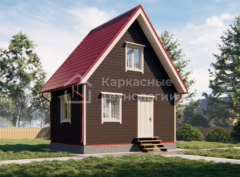 Проект каркасного дома «Байкальск»