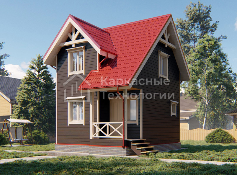 Проект каркасного дома «Барнаул»