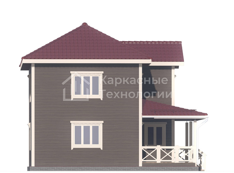 Проект каркасного дома «Брянск»