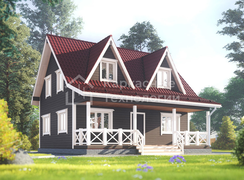 Проект каркасного дома «Иркутск»
