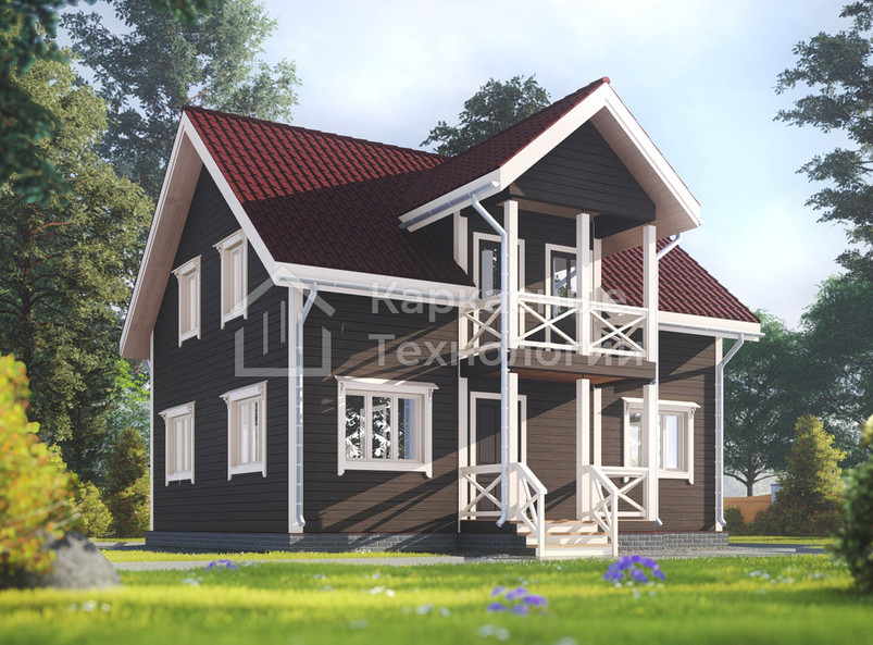 Проект каркасного дома «Калининск»