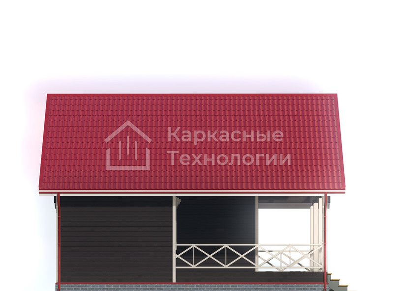 Проект каркасного дома «Каспийск»