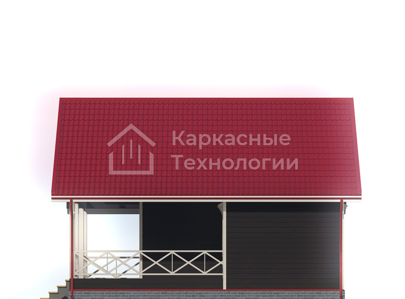 Проект каркасного дома «Каспийск»