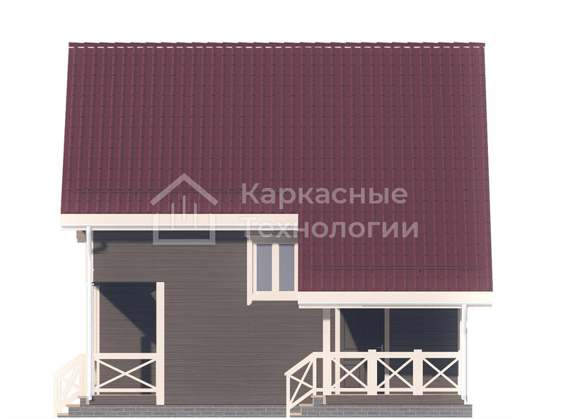 Проект каркасного дома «Казань»