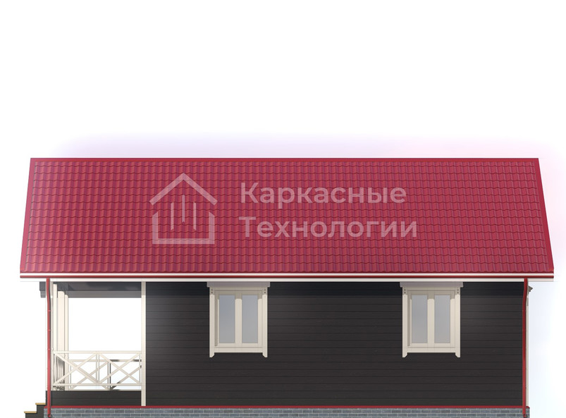 Проект каркасного дома «Коломна-2»