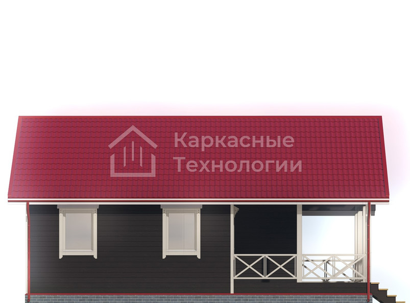 Проект каркасного дома «Коломна-2»