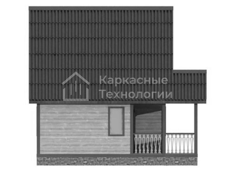 Проект каркасного дома «Саранск»