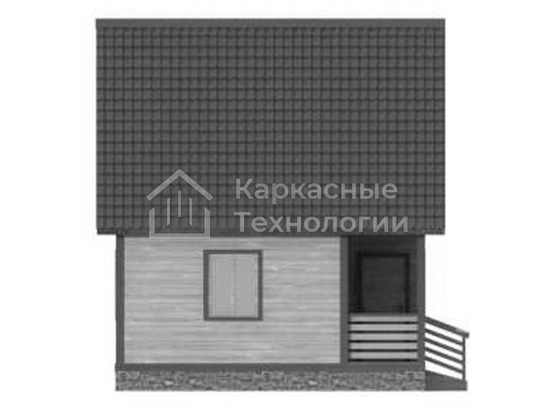 Проект каркасного дома «Томск»
