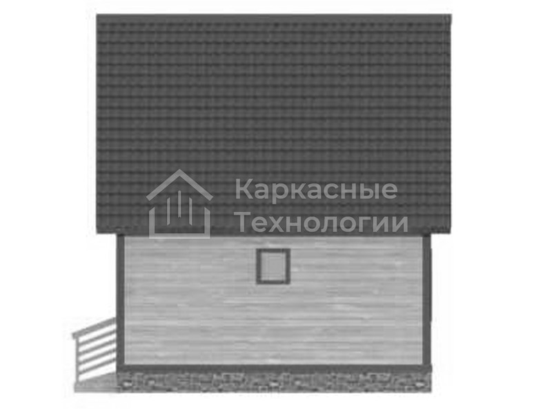 Проект каркасного дома «Томск»