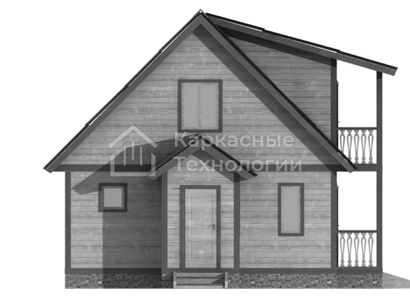 Проект каркасного дома «Якутск»