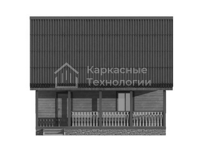 Проект каркасного дома «Ярославль»